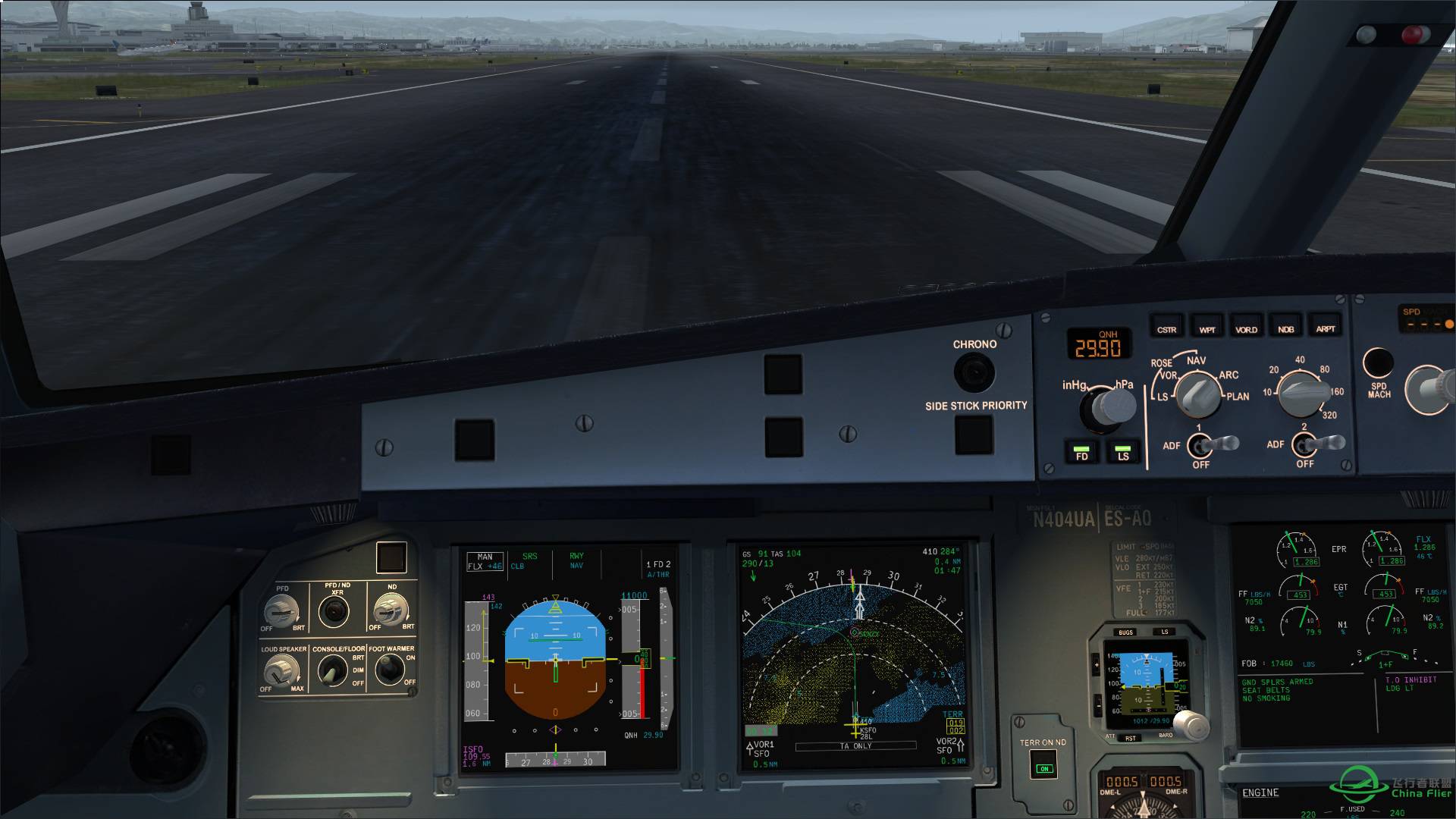 试飞坠吼的空客 FLIGHT SIM LABS A320 CFM/IAE-1375 