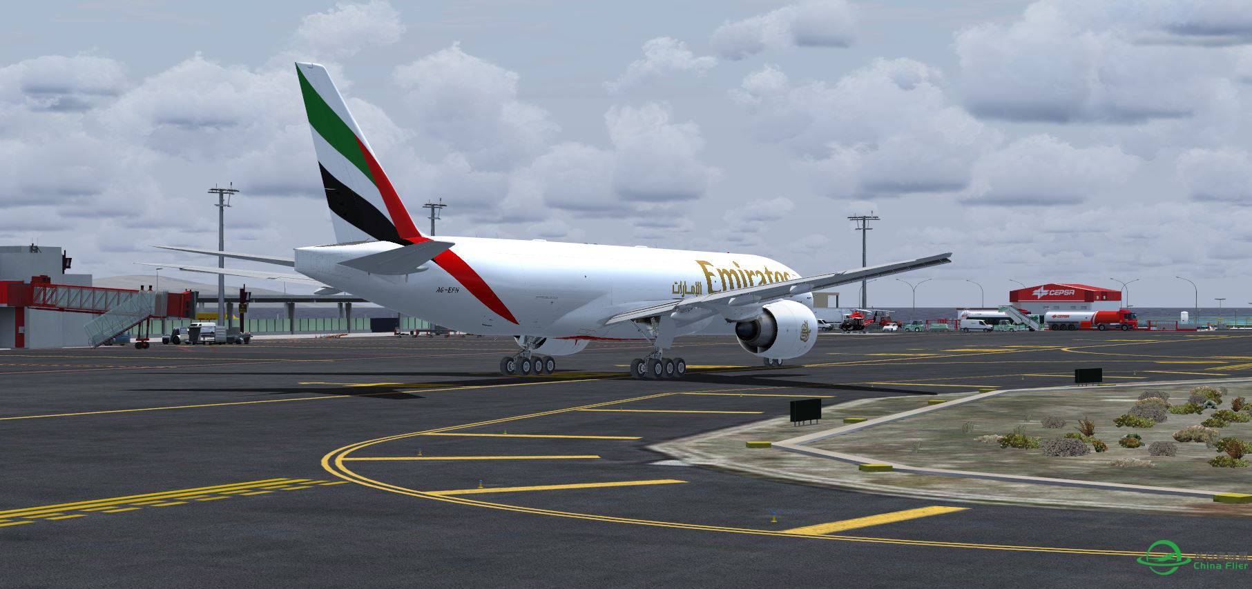 B777 Emirates SkyCargo-6110 