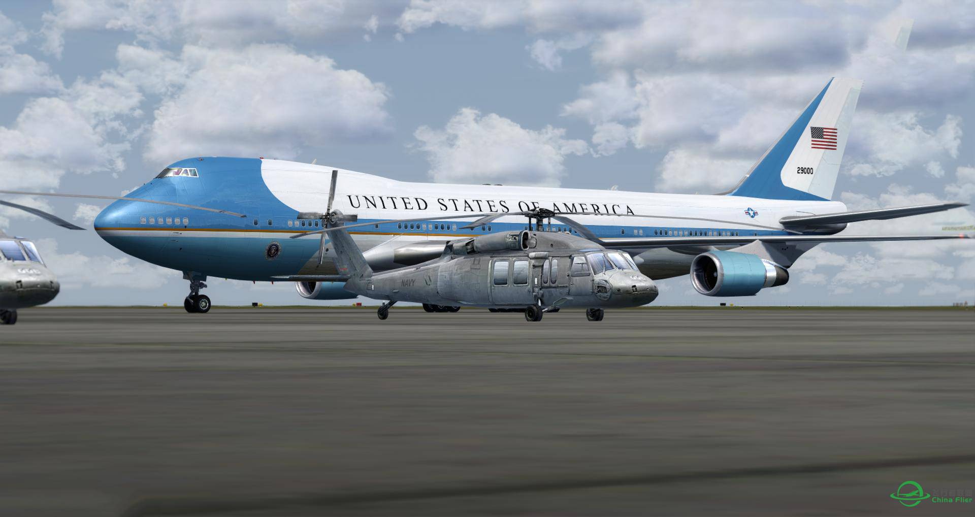美国总统 空军一号，抵达杭州萧山国际机场-115 