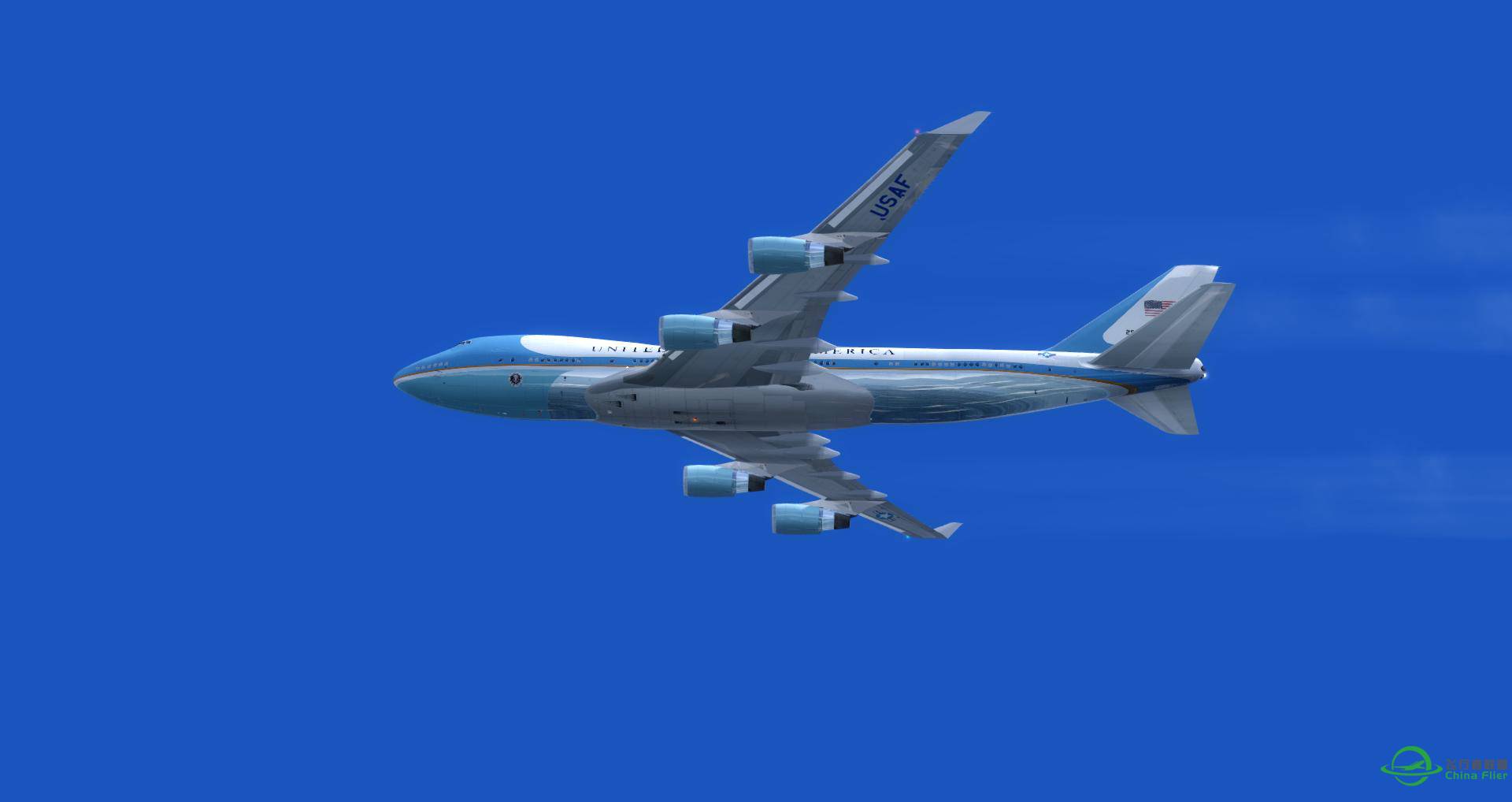 美国总统 空军一号，抵达杭州萧山国际机场-8522 