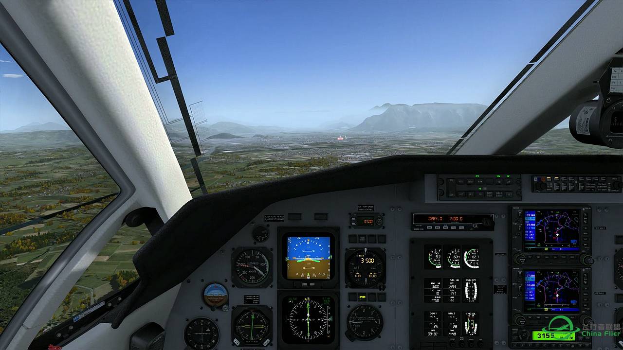 【新视频预告】Prepar3D - Carenado PC-12  landing Salzburg LOWS-9641 