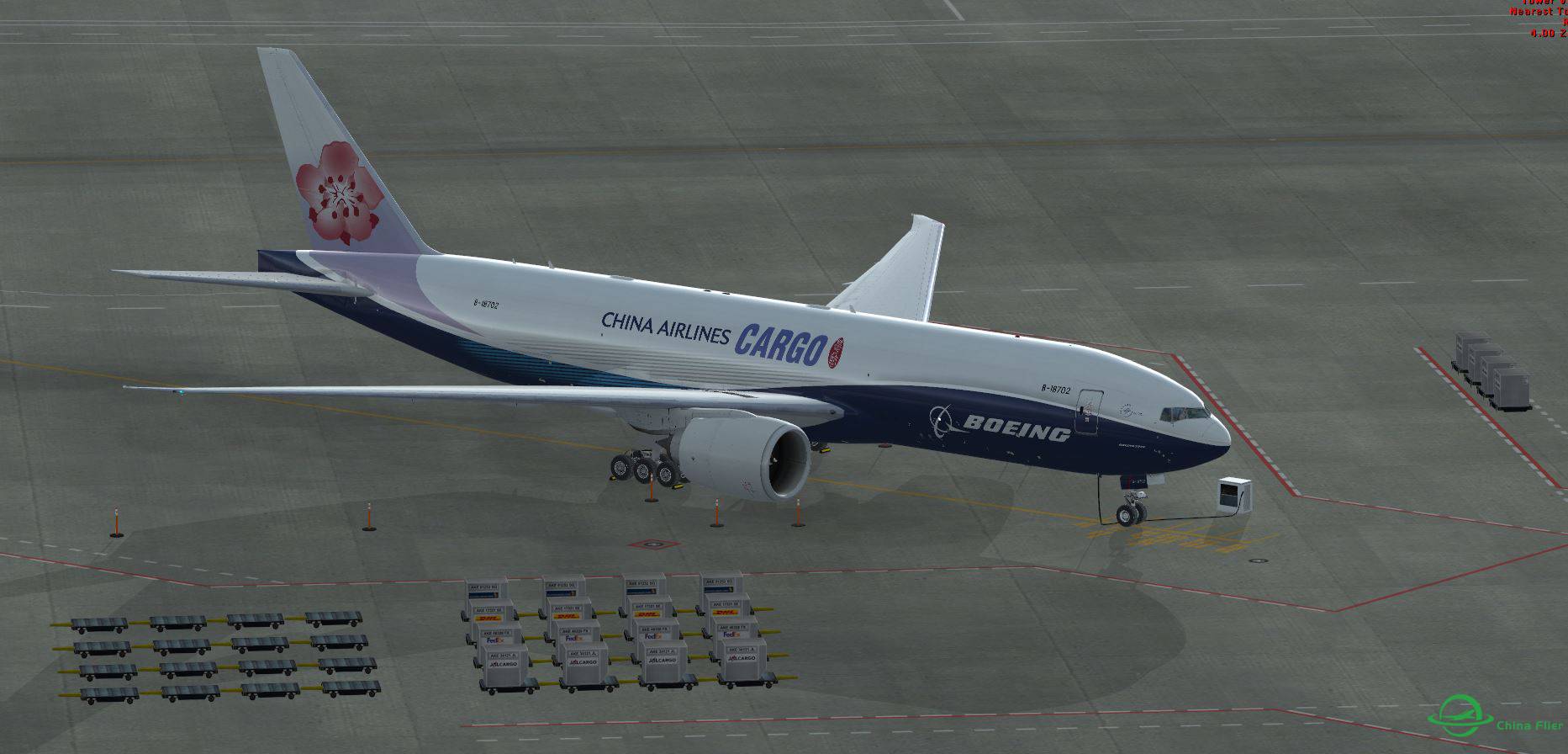 B777 ChinaAirline Cargo-519 