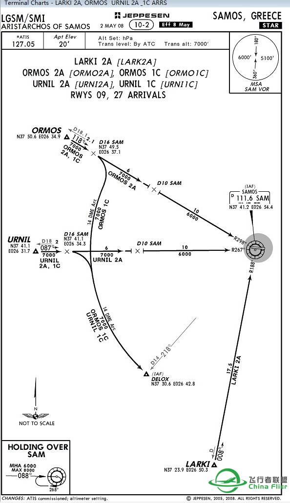 求！Samos LGSM机场进近图-19 
