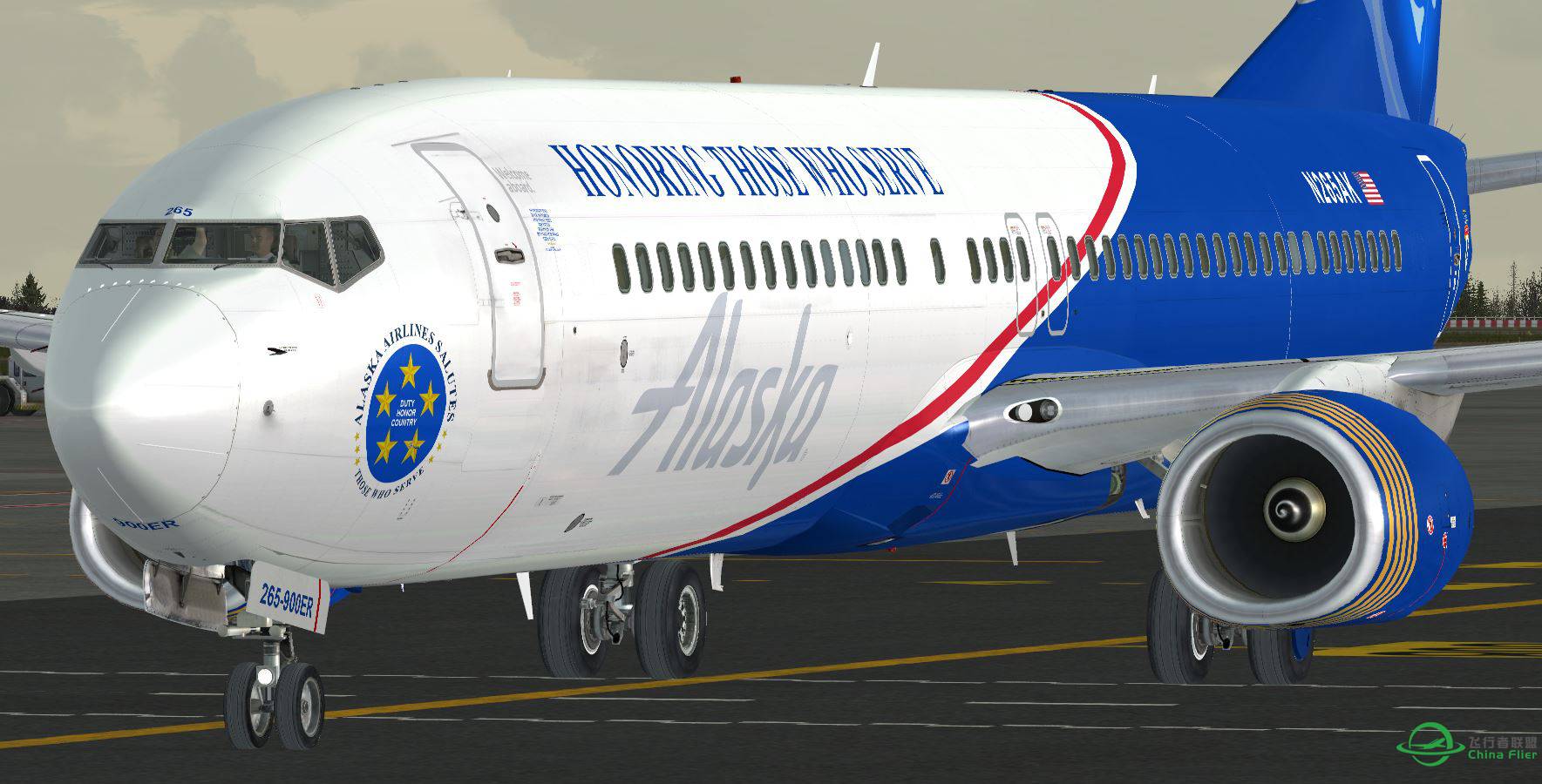 B737 Alaska-4133 