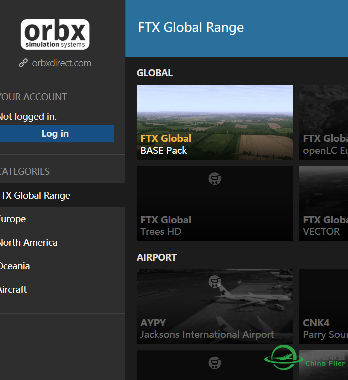 安完orbx global1.4之后出现不识别P3D V3-8572 