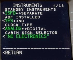 PMDG777 MENU設定心得和時鐘小功能-2223 