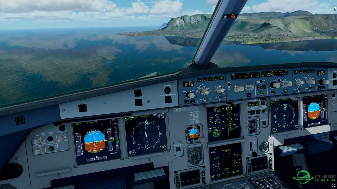 【新视频预告】Prepar3D - Aerosoft A319 VOR/DME approch rwy07 LICJ-9990 