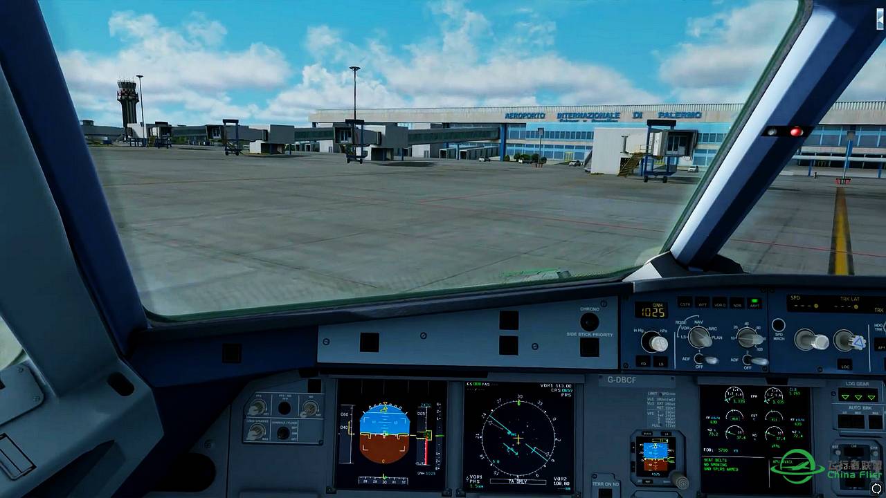 【新视频预告】Prepar3D - Aerosoft A319 VOR/DME approch rwy07 LICJ-9435 