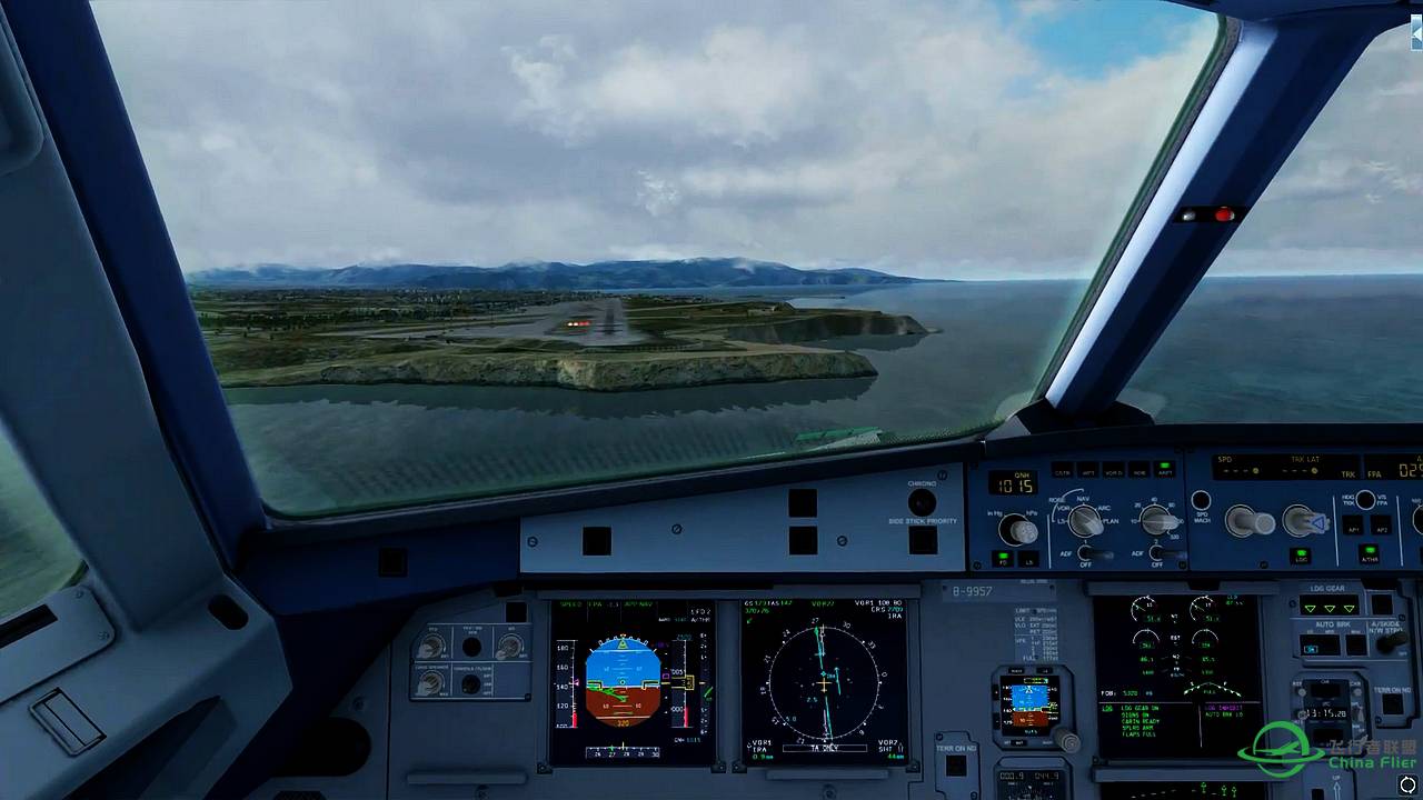 【新视频预告】Prepar3D - Aerosoft A321 VOR/DME approch rwy27 LGIR-250 