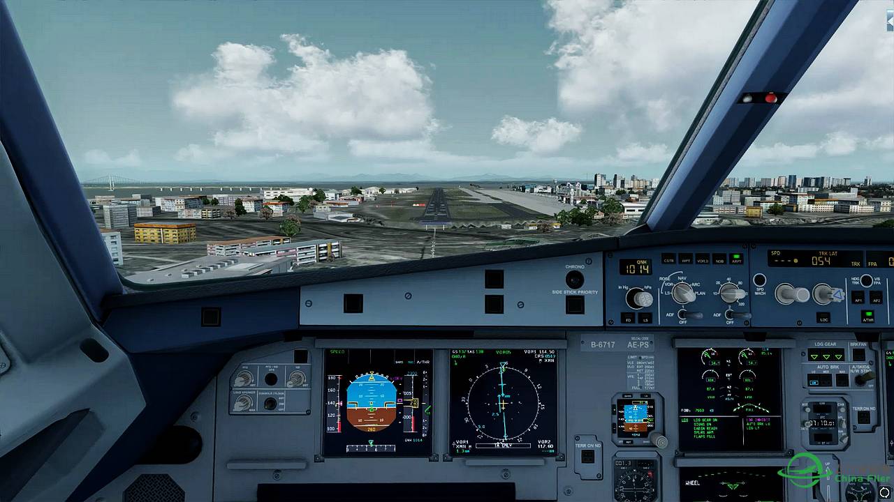 【新视频预告】Prepar3D - Aerosoft A320 VOR/DME approch rwy05 ZSAM-8337 