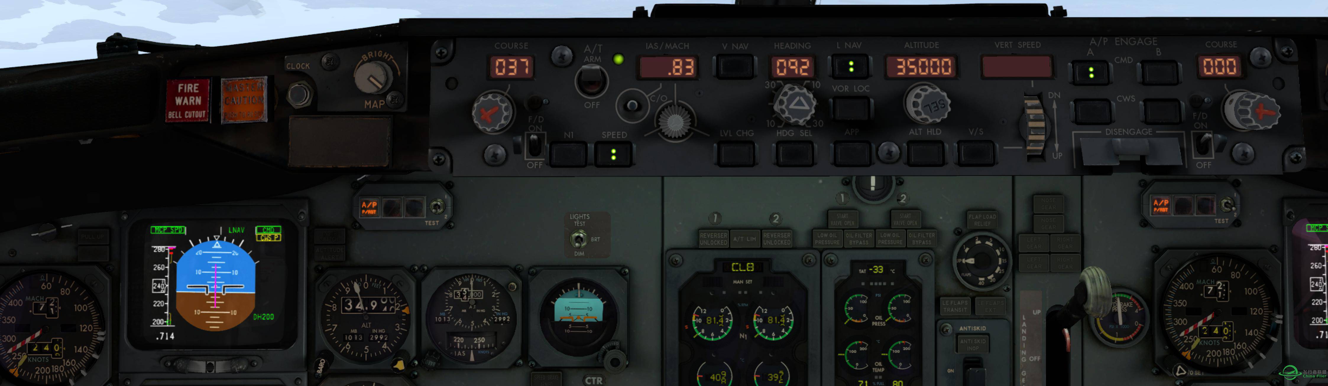 【已解决】xplane 11 用ixeg 737 为什么 v NAV 点不亮呢-3945 