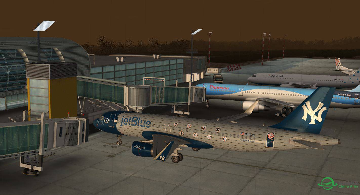 A320 JetBlue new york yankees-8719 