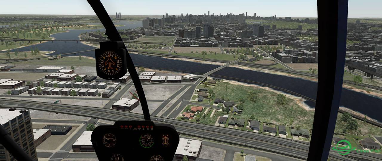 XPLANE11自带地景下完了-6187 