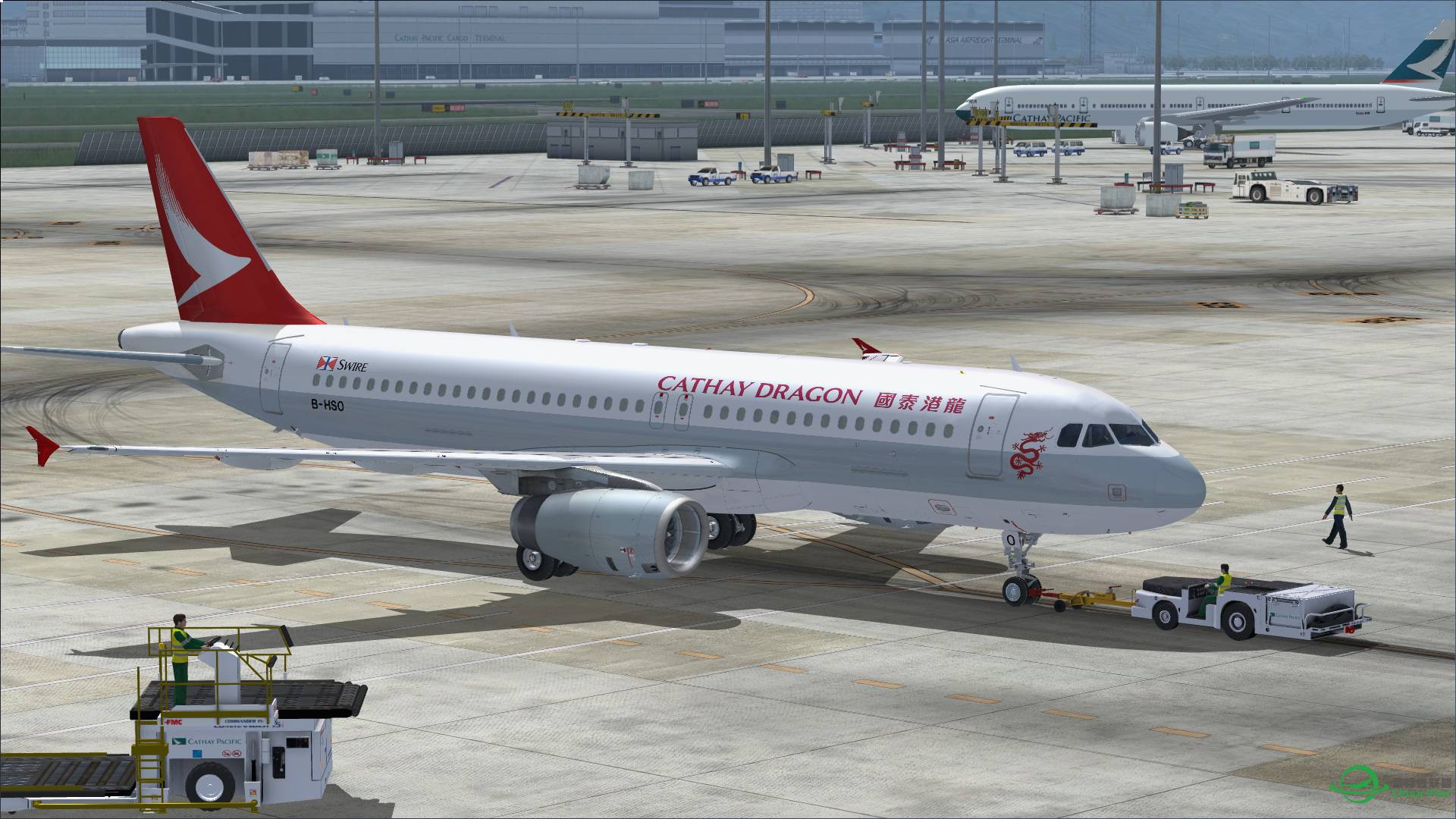 [FSL A320] 港龙航空KA378 香港-冲绳那霸-4293 