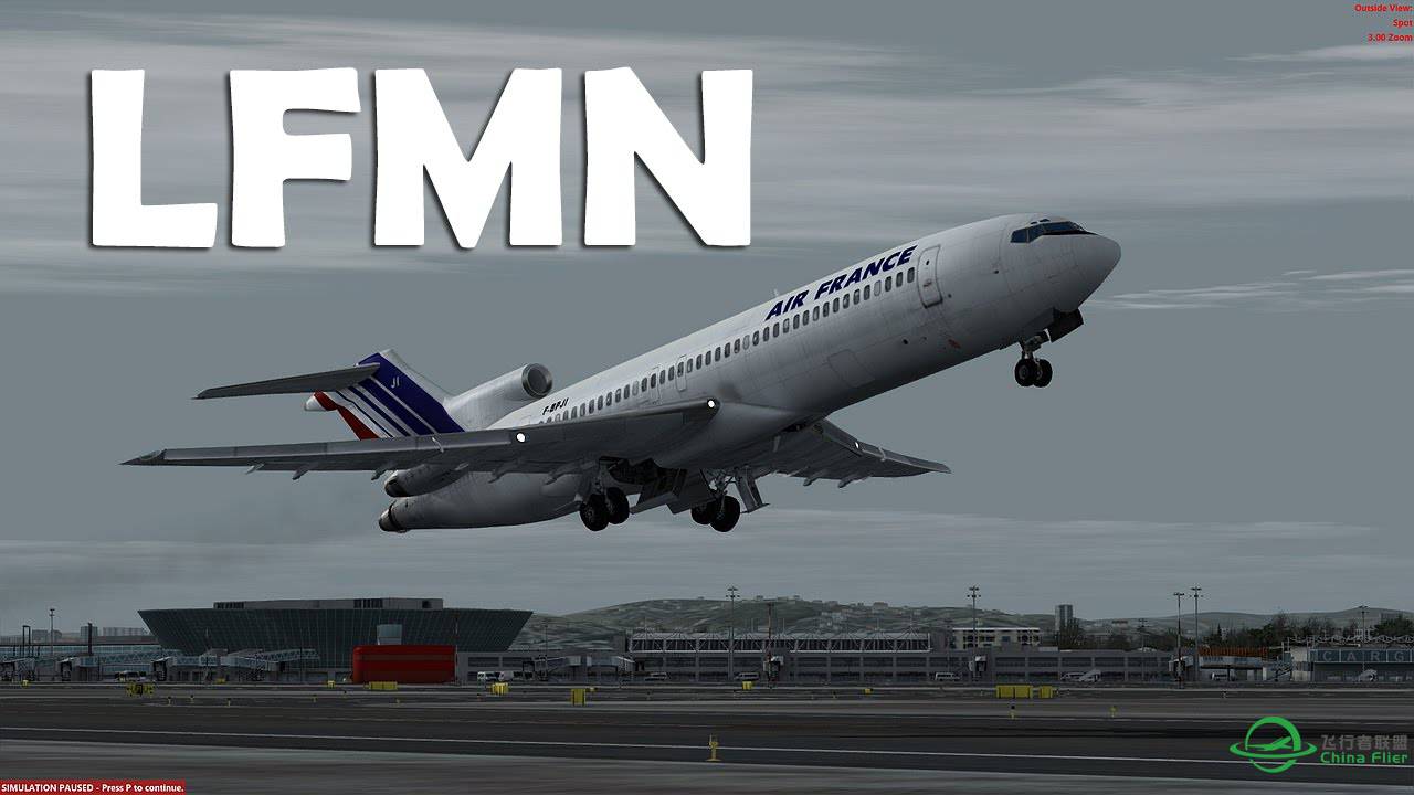 【新视频预告】Prepar3D - CaptainSim 727-200  ILS landing LFMN-4243 