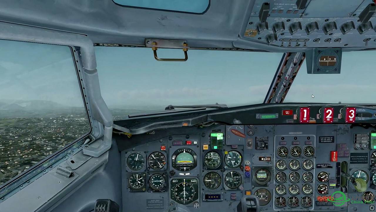 【新视频预告】Prepar3D - CaptainSim 727-200  ILS landing LFMN-2495 