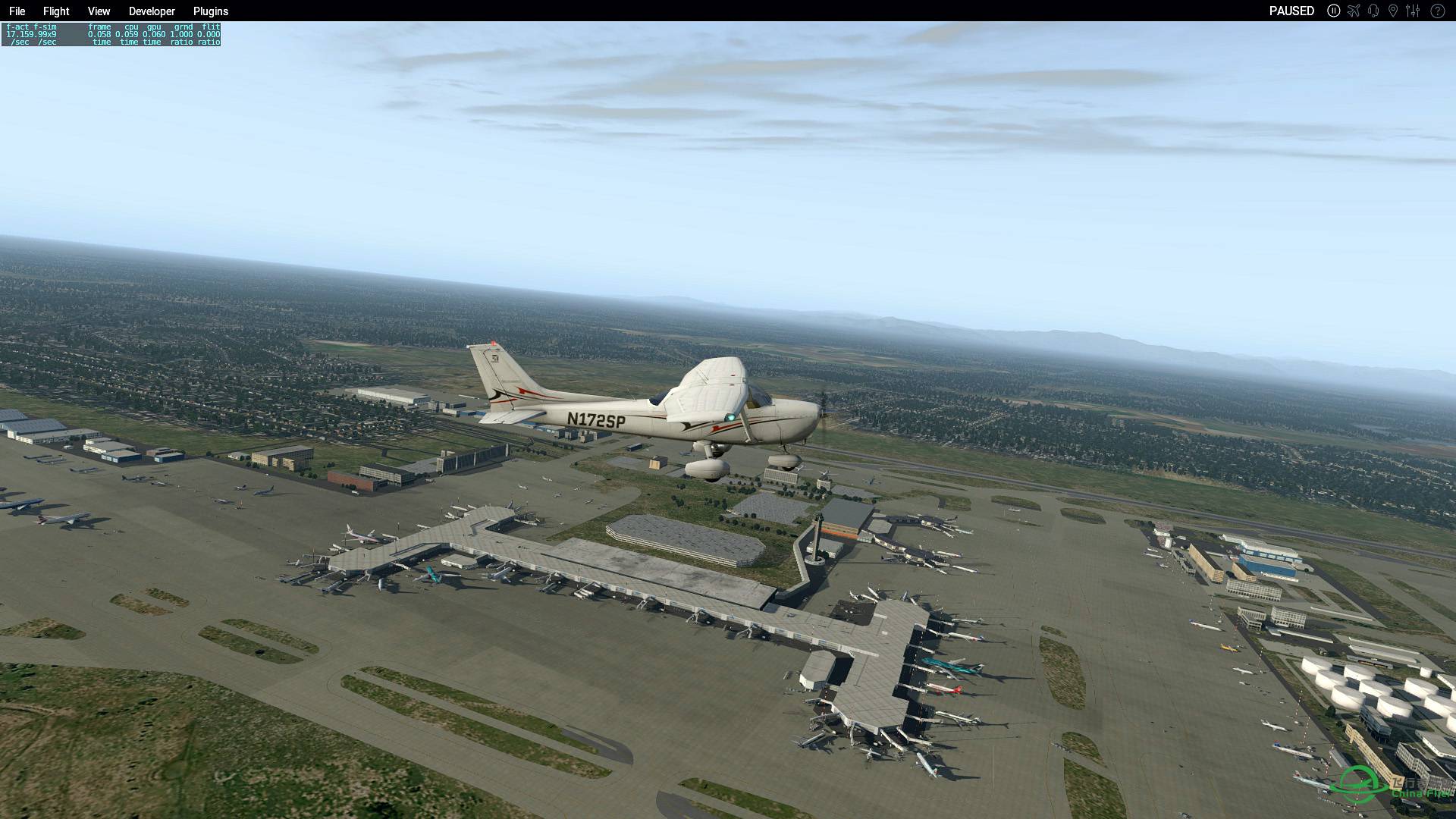 【XP11】1080P全高特效晒图，默认地景-9635 