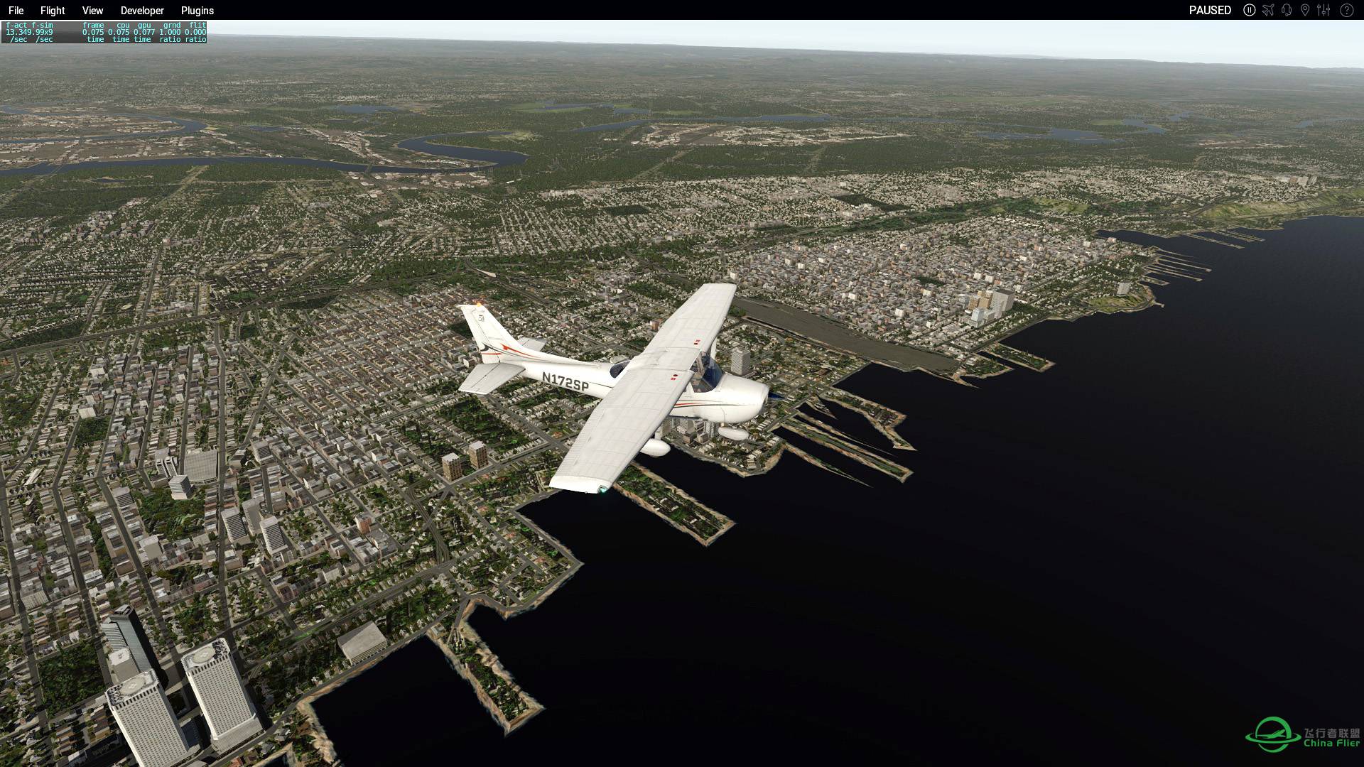 【XP11】1080P全高特效晒图，默认地景-229 