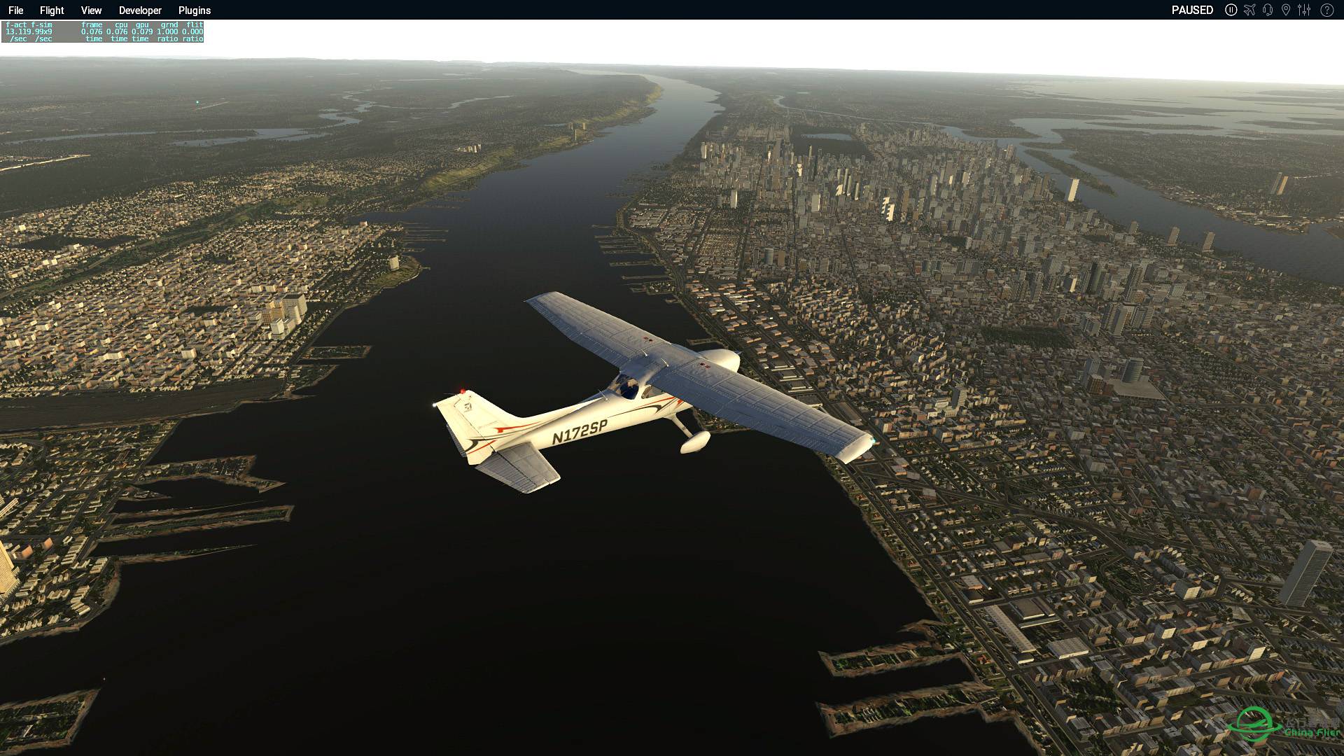 【XP11】1080P全高特效晒图，默认地景-7282 