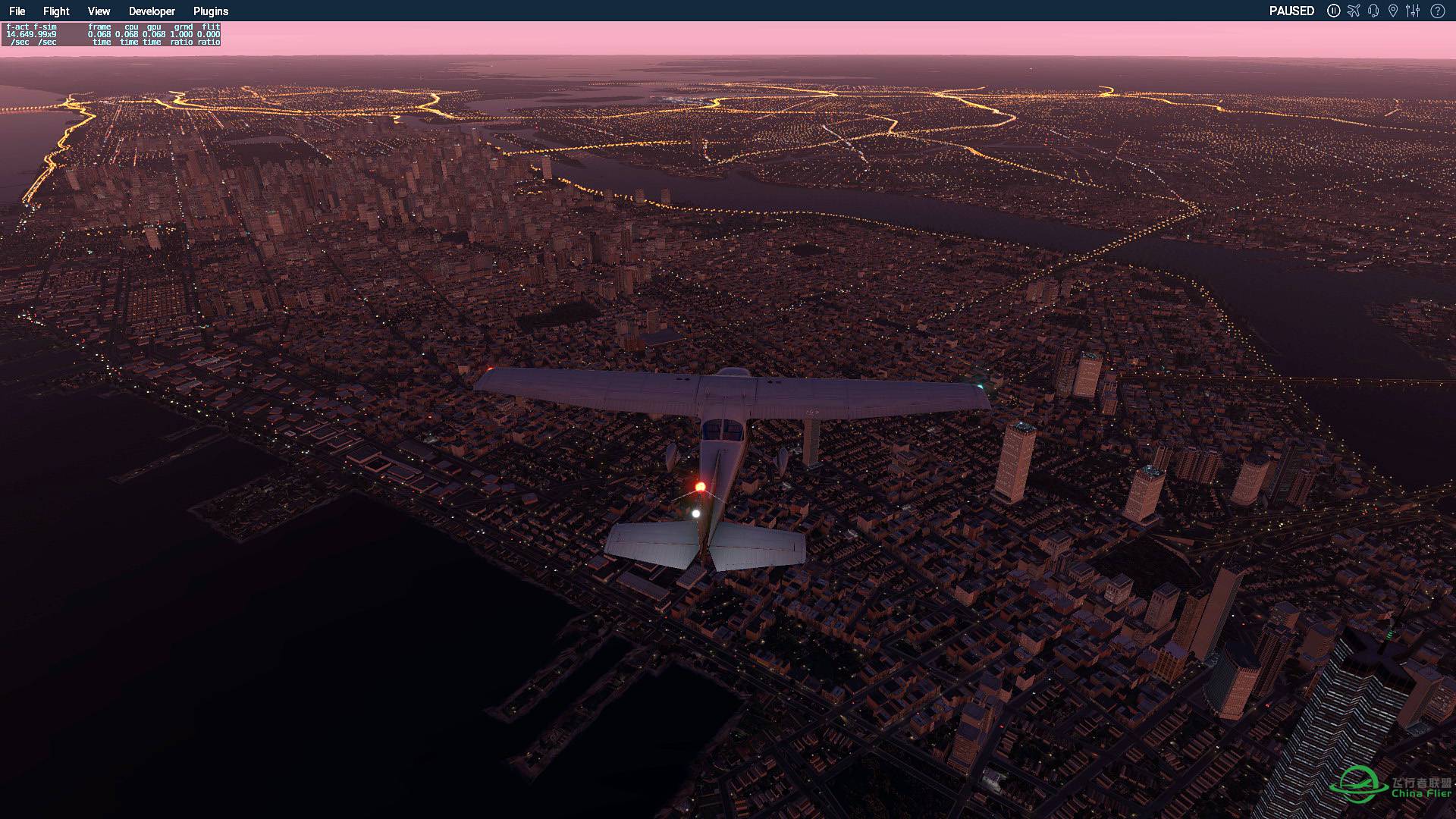 【XP11】1080P全高特效晒图，默认地景-7106 