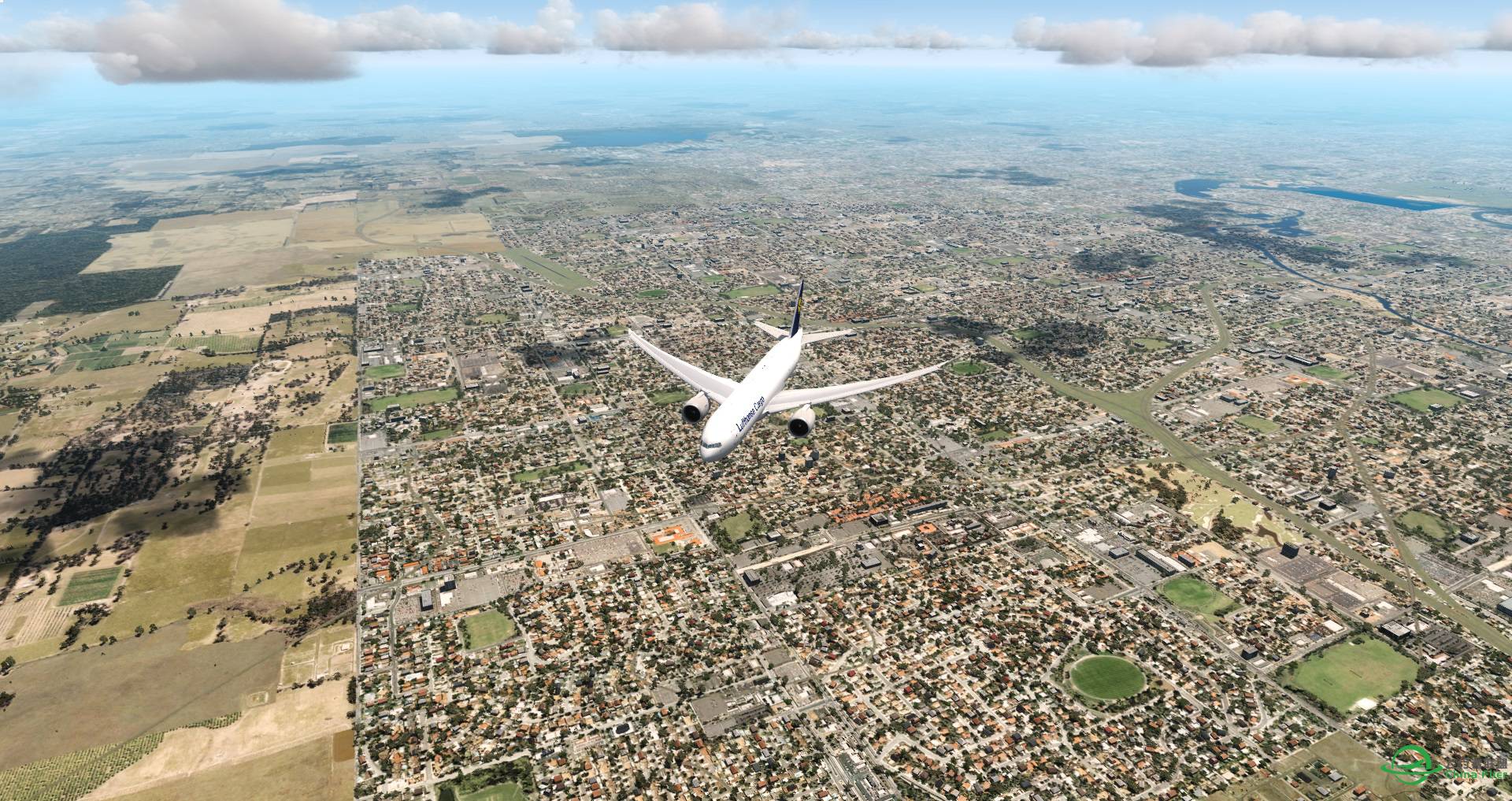 【XP11】1080P全高特效晒图，默认地景-7902 