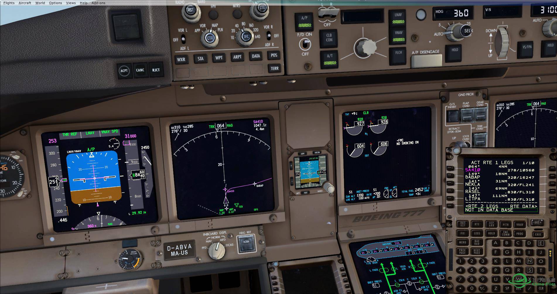 pmdg777显示导航站点不存在 我已经是1701的数据了-809 
