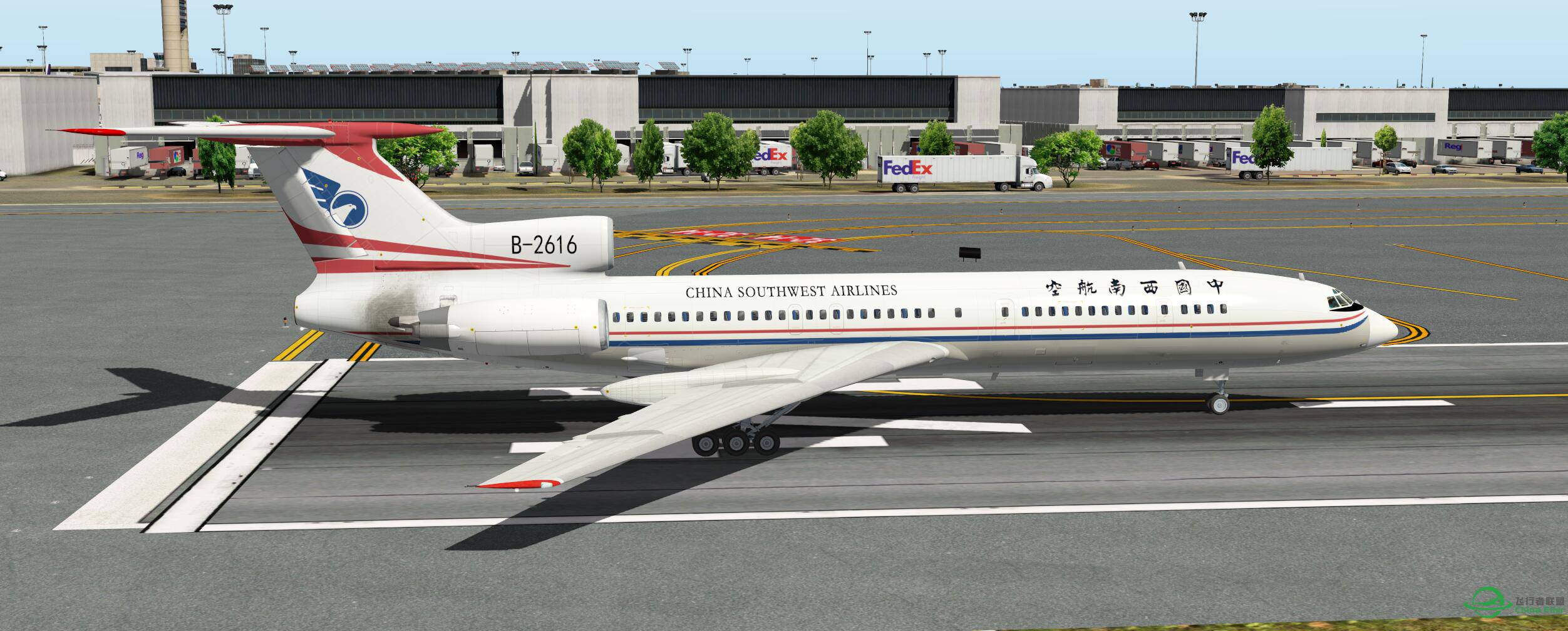 X-plane10 TU154先放预览图-954 