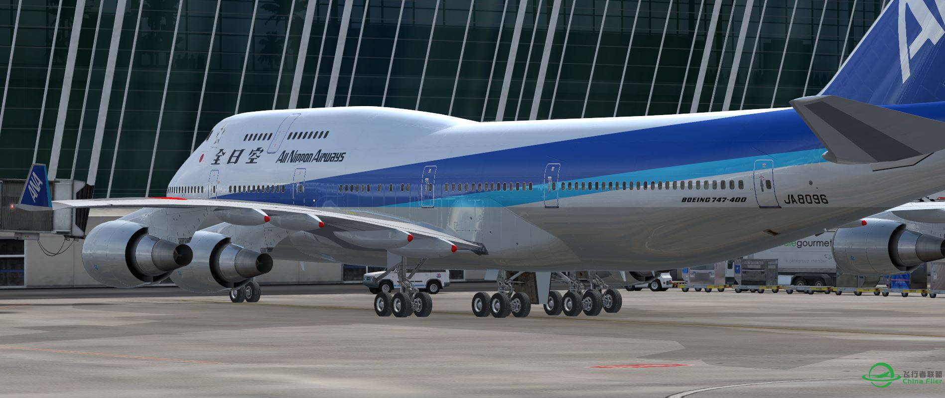 B747-400 ANA @ ZSPD-4143 