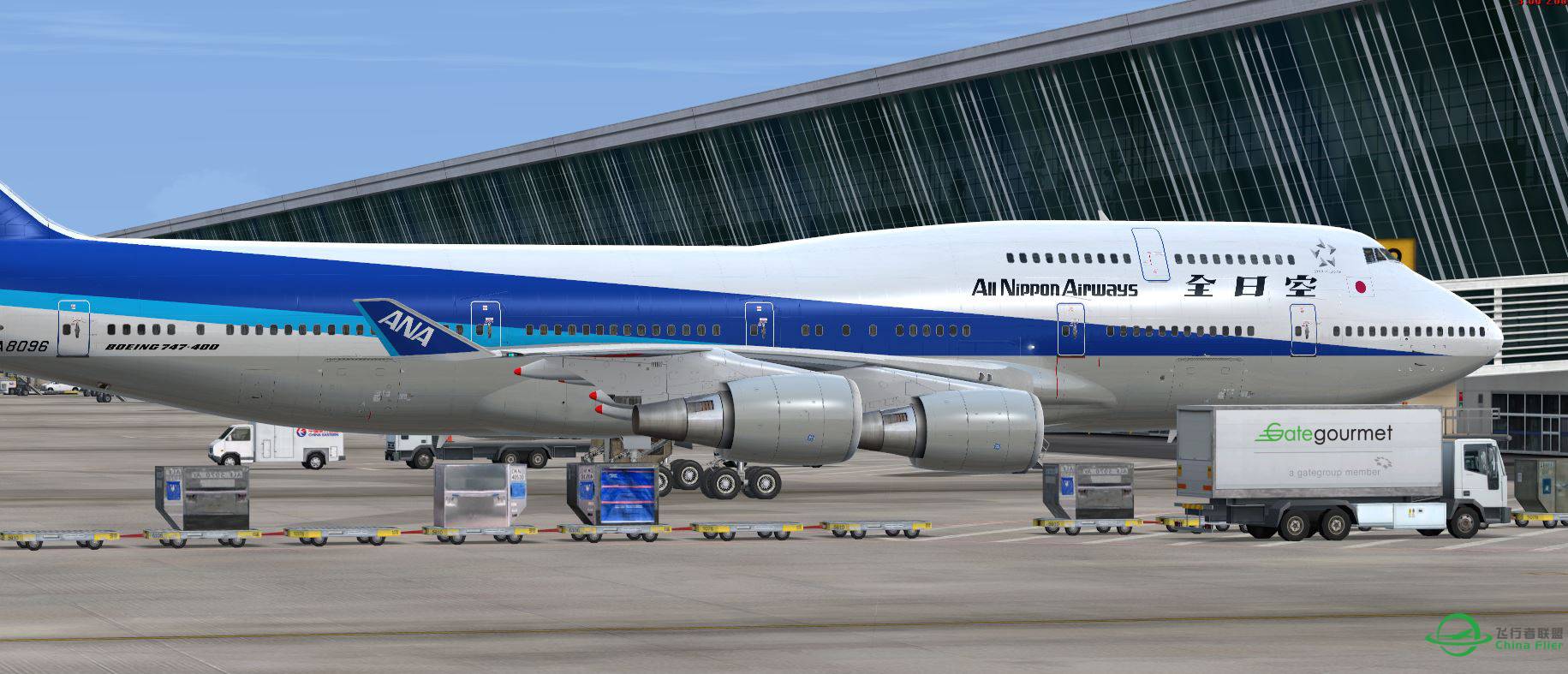 B747-400 ANA @ ZSPD-4012 