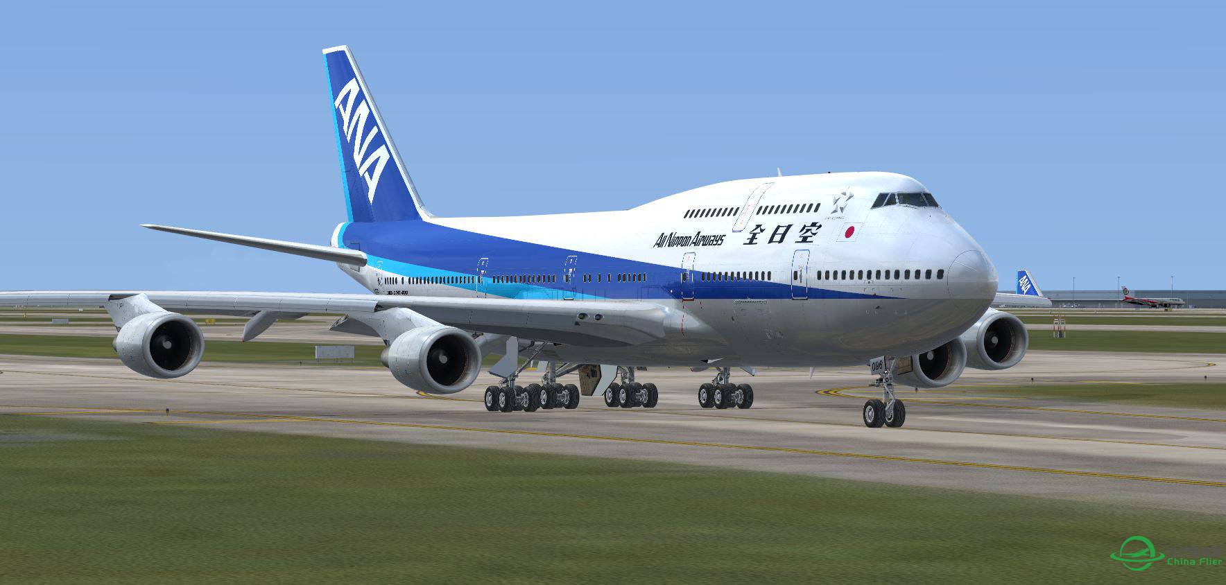 B747-400 ANA @ ZSPD-6333 