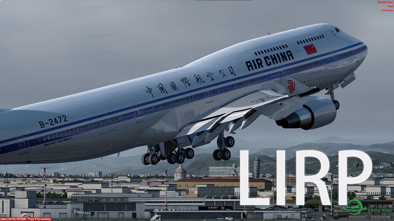 【新视频预告】Prepar3D - PMDG 747-400 ILS approch LIRP with P3D V3.4.22-7127 