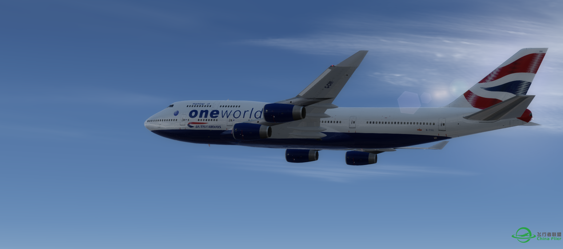 Boeing747-400 from Washington to new York-9876 
