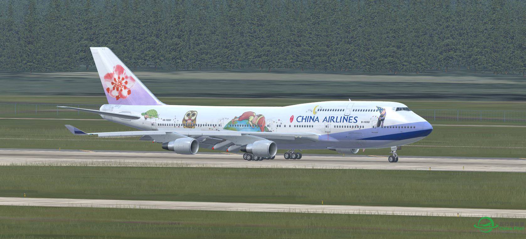 B747-400 ChinaAirline Jimmy-9446 