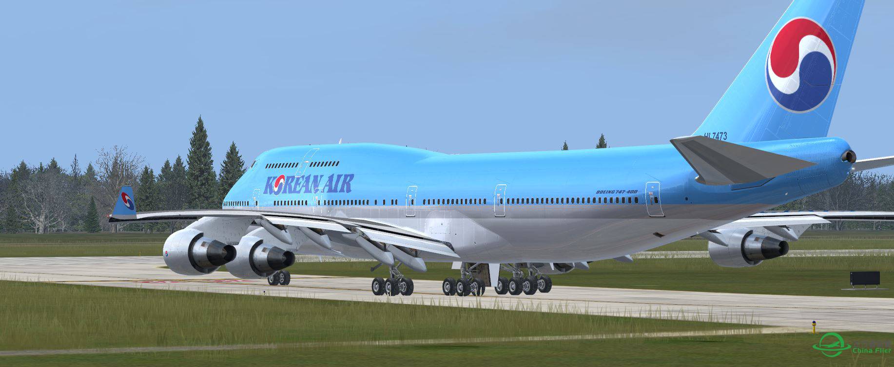 B747-400 Korean Air-2039 