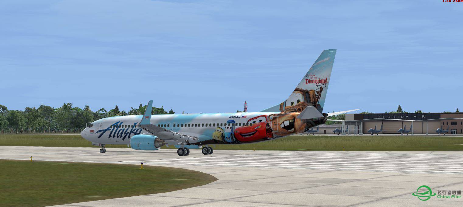 B737-800 Disneyland Cars-7940 