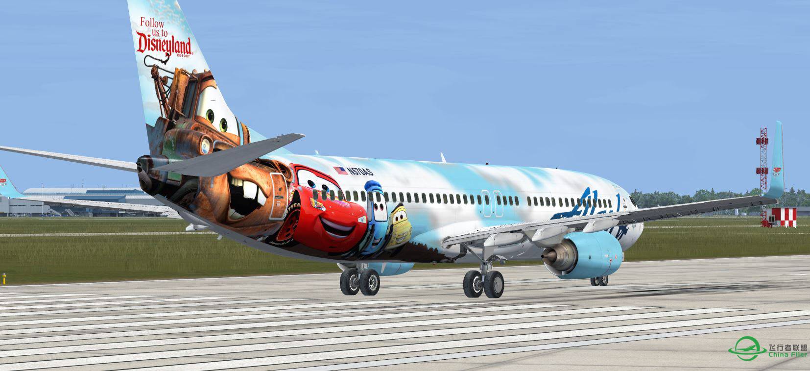 B737-800 Disneyland Cars-4098 