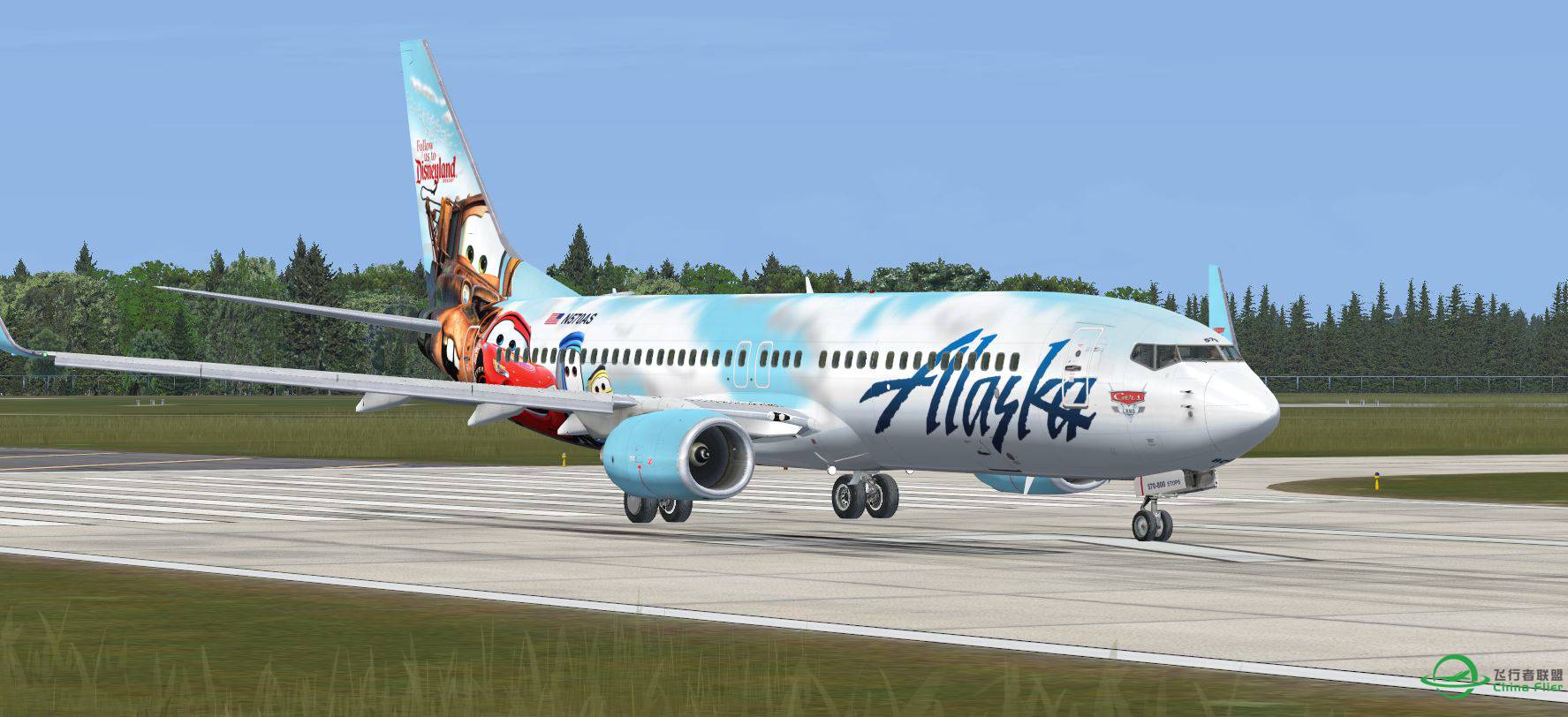 B737-800 Disneyland Cars-7796 