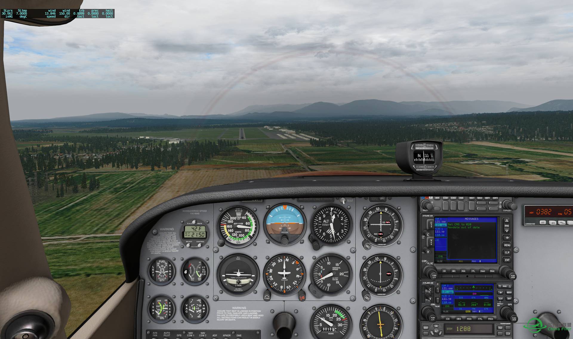 【XP11 IFR 挑战】 第一期  KCLM - KAWO-310 