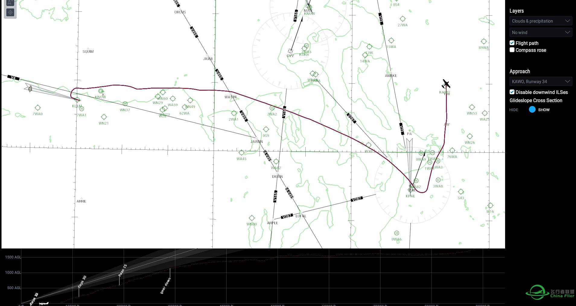 【XP11 IFR 挑战】 第一期  KCLM - KAWO-1433 