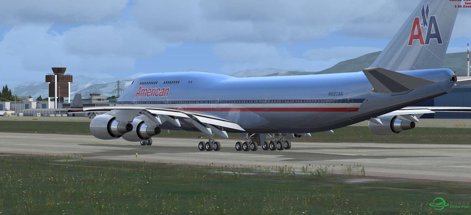 B747 American Airline-6963 