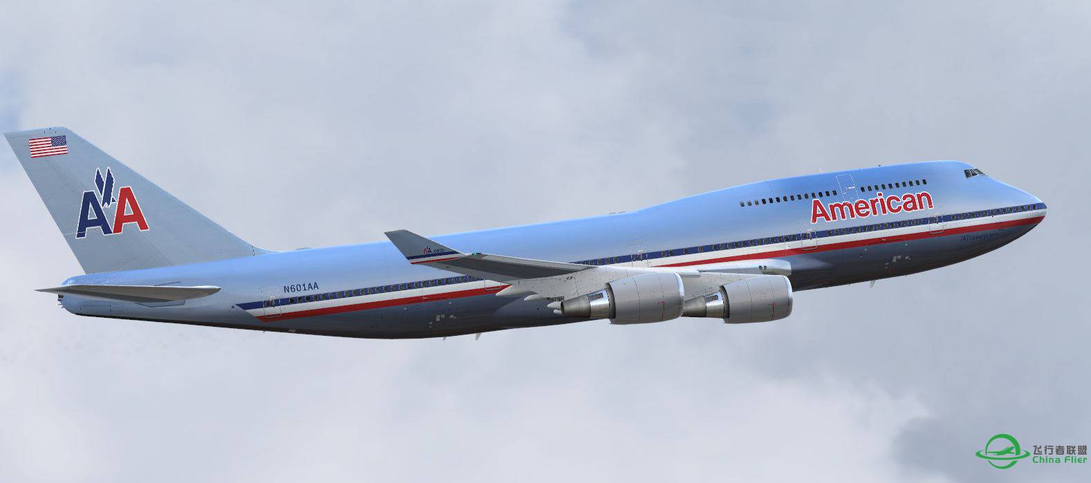 B747 American Airline-7002 