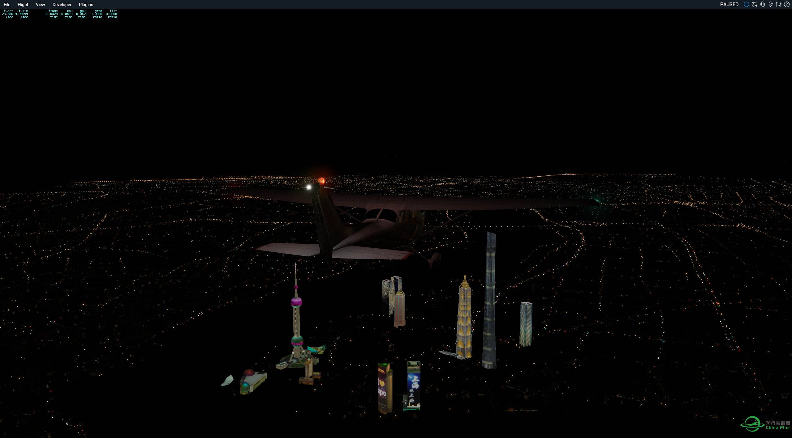 X-Plane 夜景试作-4410 