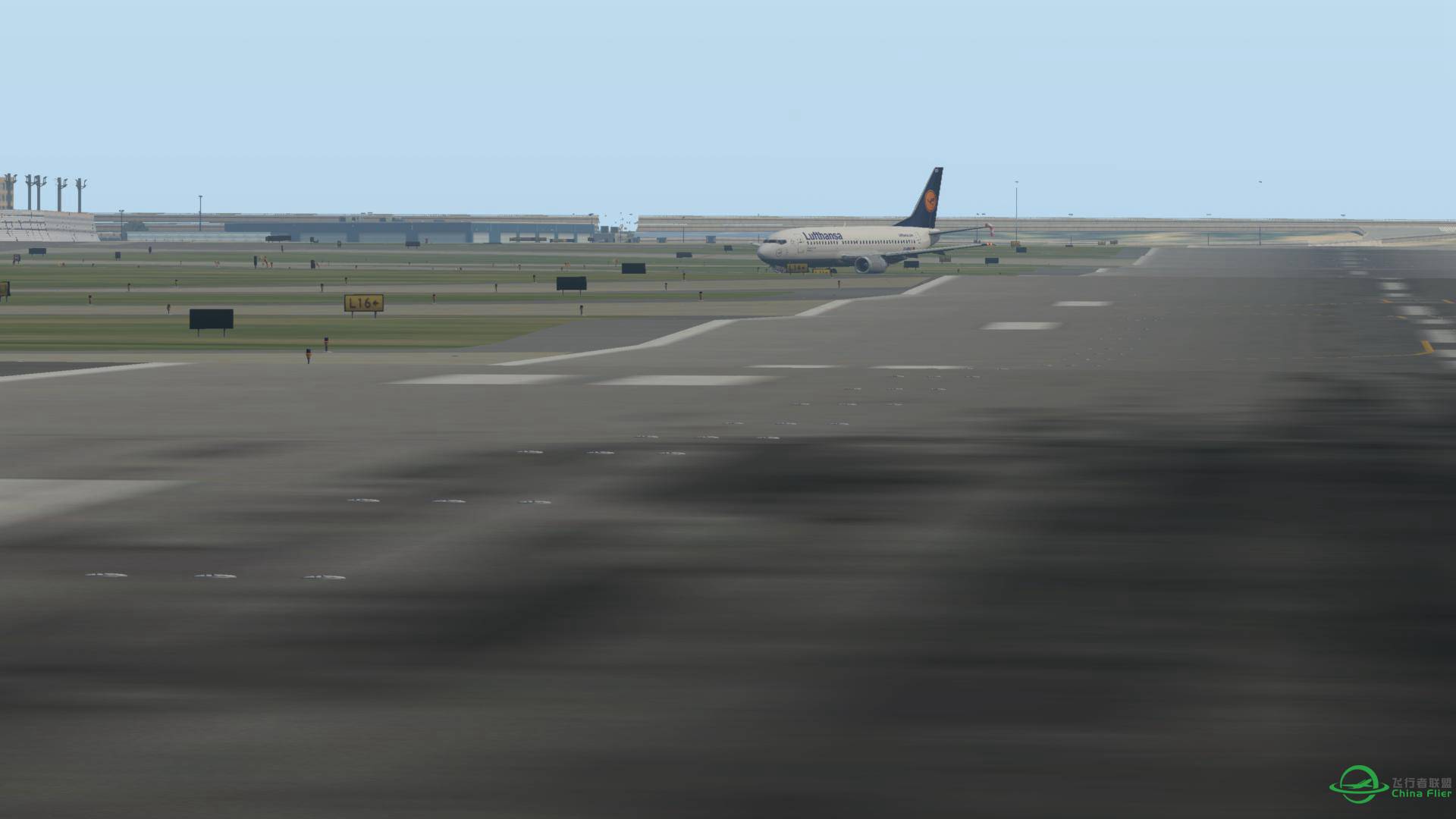 XP11 IXEG733 EDDF RWY25C进近 附视频-5855 