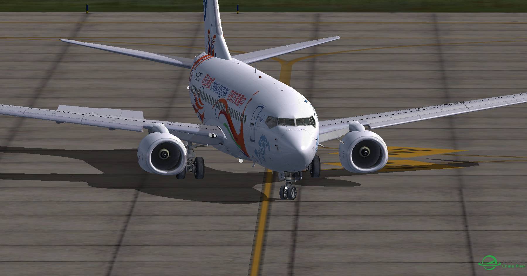 FSX 东航737 西双版纳-普洱飞行-5538 