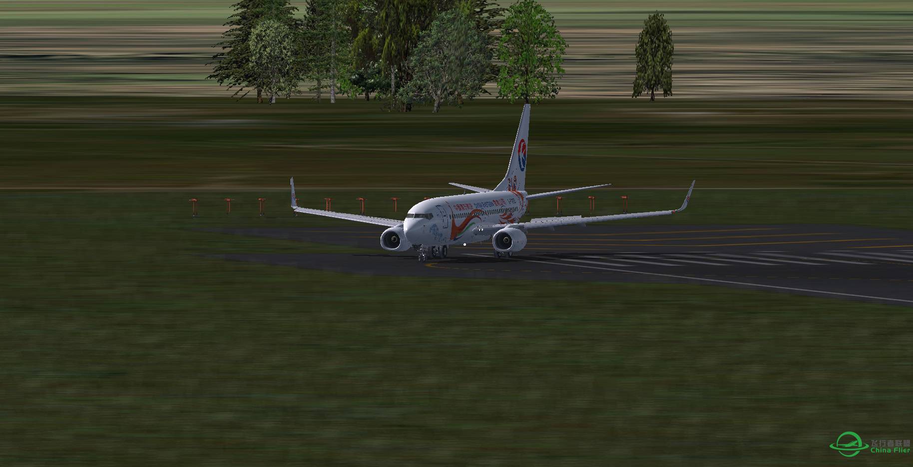 FSX 东航737 西双版纳-普洱飞行-293 