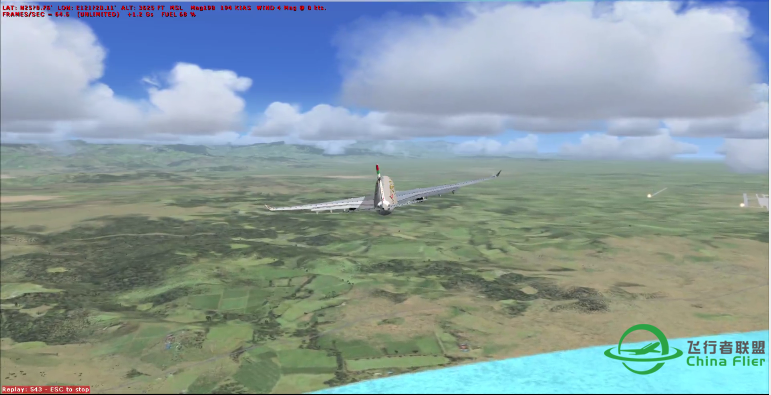 A330-200 RCSS 手动降落视频-2810 