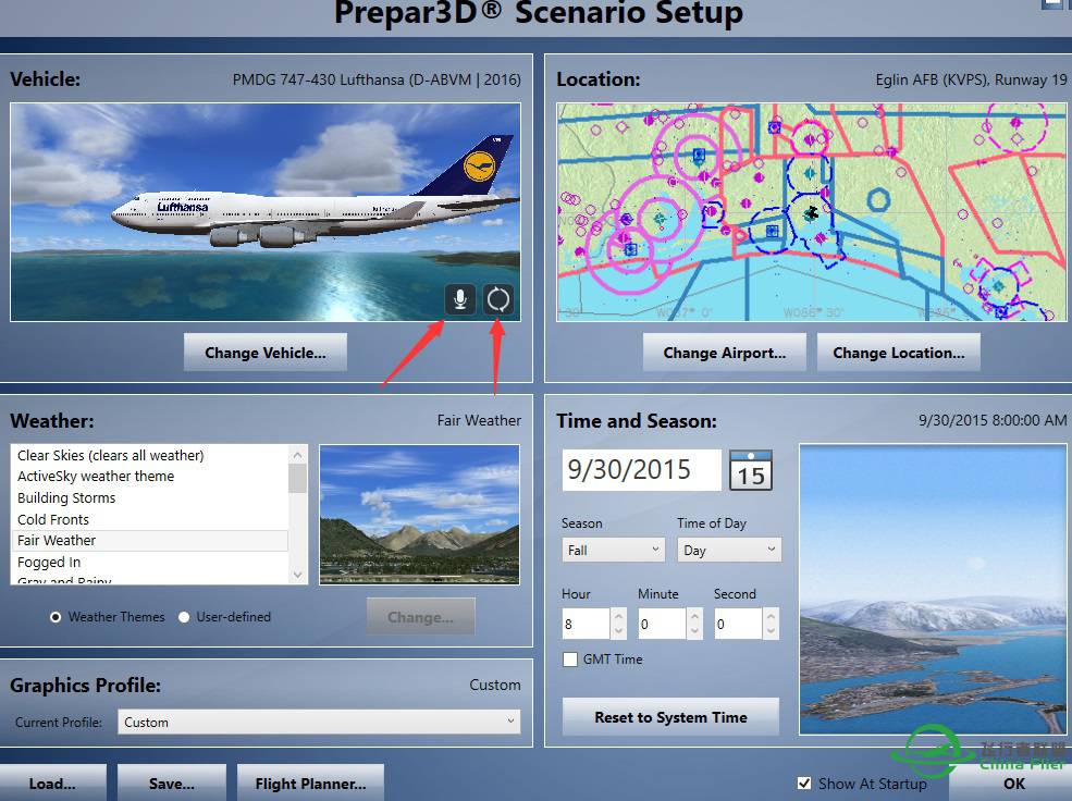 p3d Scenario Setup页面上有个小麦克风图标是干嘛用的？-8428 