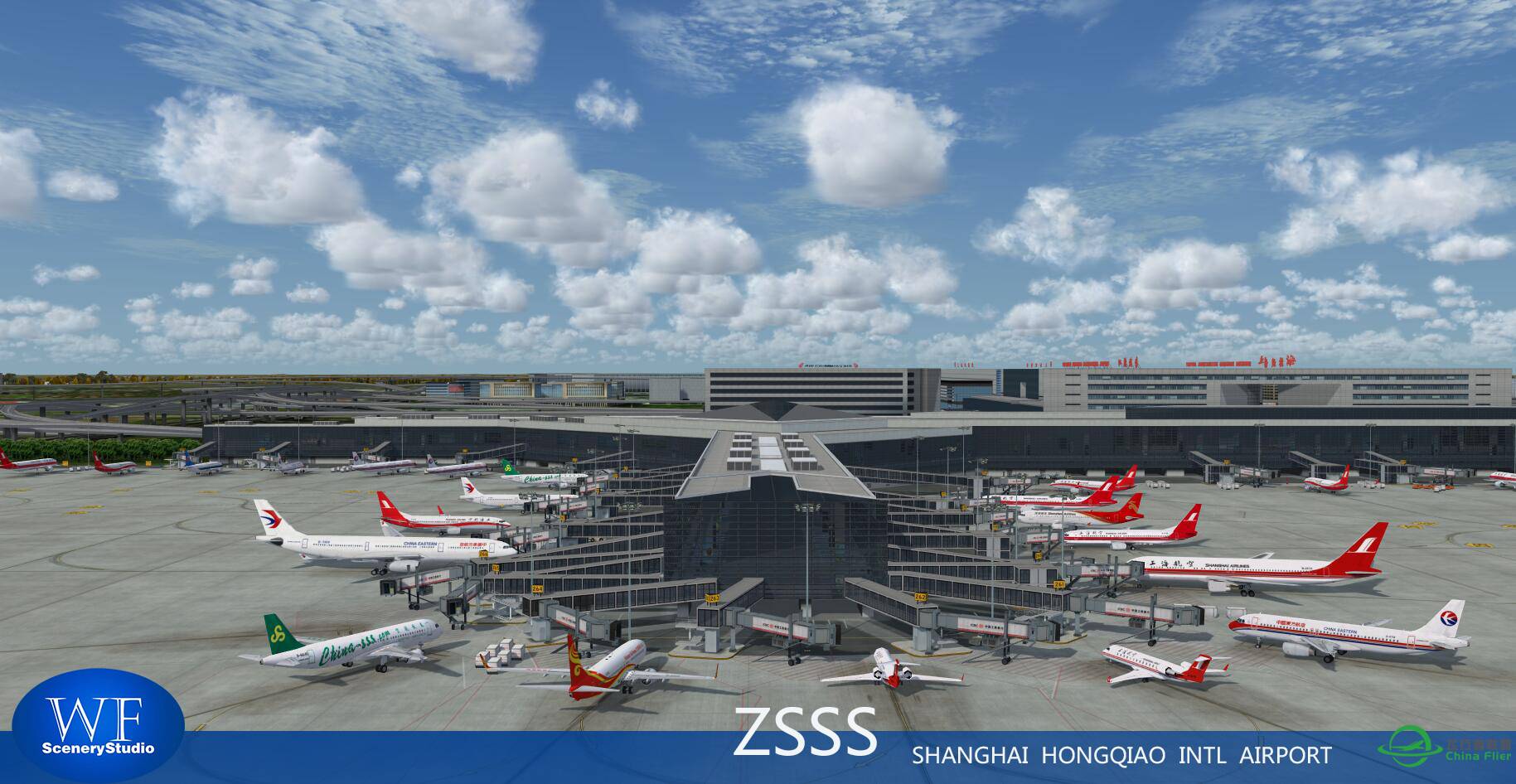 ZSSS  上海虹橋機場 WF SCENERY STUDIO - SHANGHAI HONGQIAO INTERNATIONAL ...-2644 