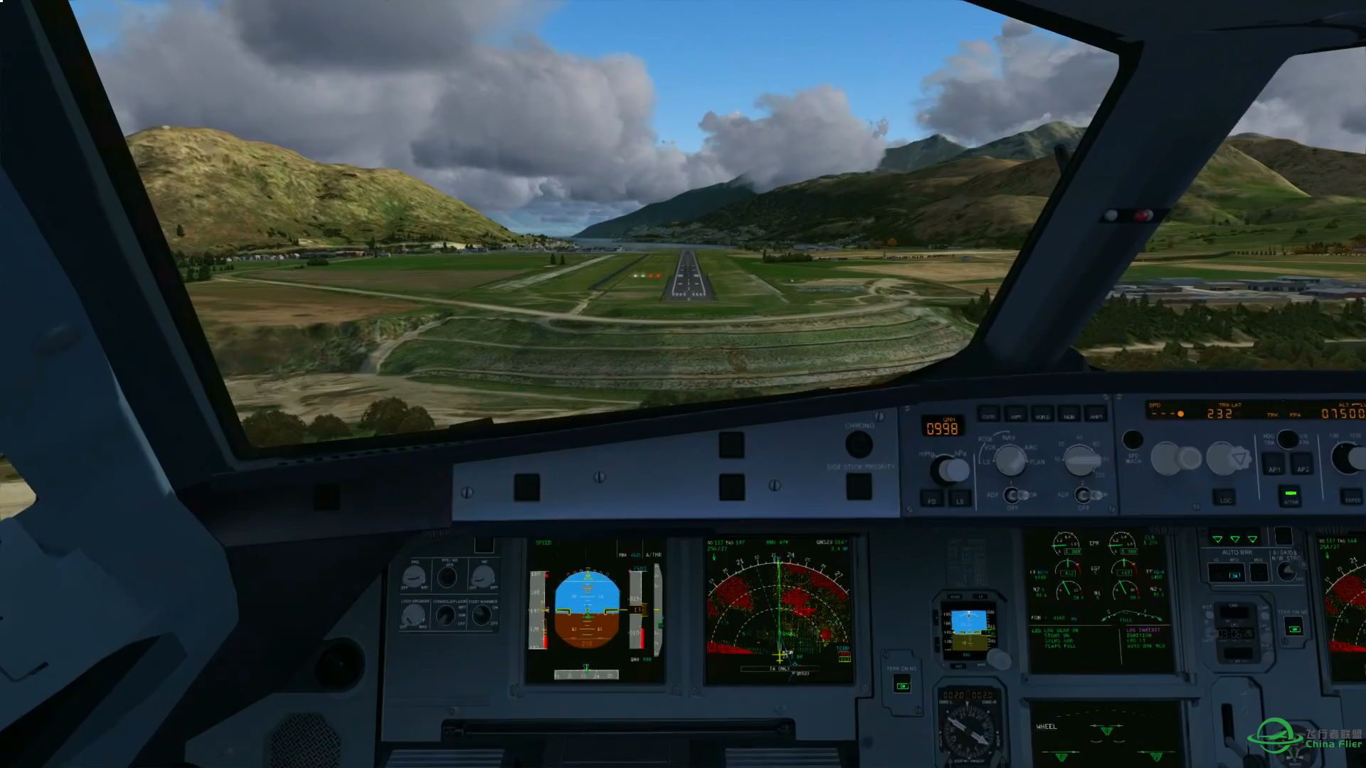 【新视频预告】 Prepar3D - FSLabs 320 NZQN Rnav（GNSS）F + circling R...-1894 