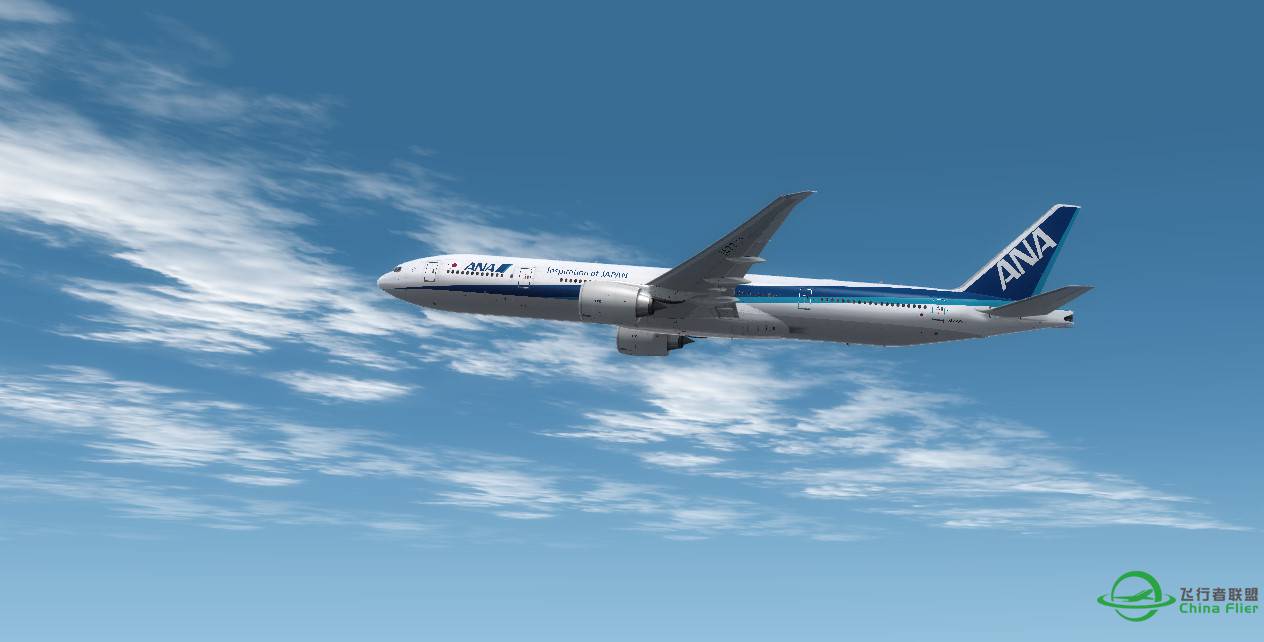 全日空PMDG 777-300ER起飛-8145 